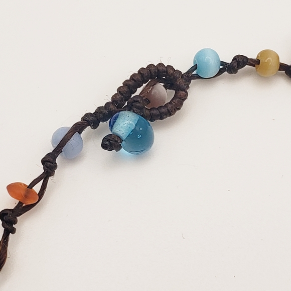 Assorted Glass Beads with Multi Colors Necklace - Picture 4 of 5